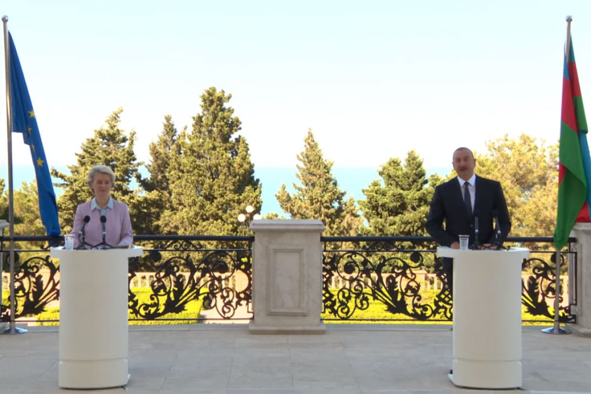 President of Azerbaijan, President of European Commission make press statements