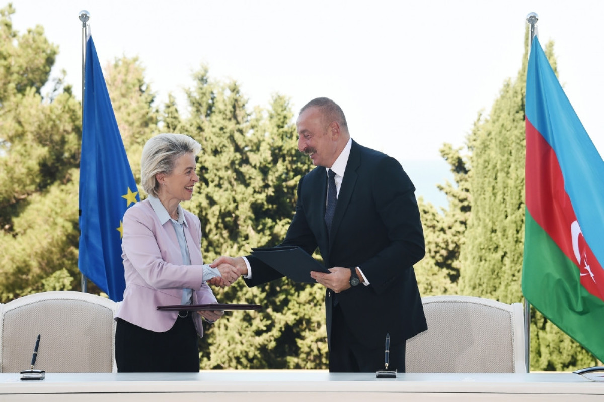 Azerbaijan, European Union signed MoU on Strategic Partnership in field of energy