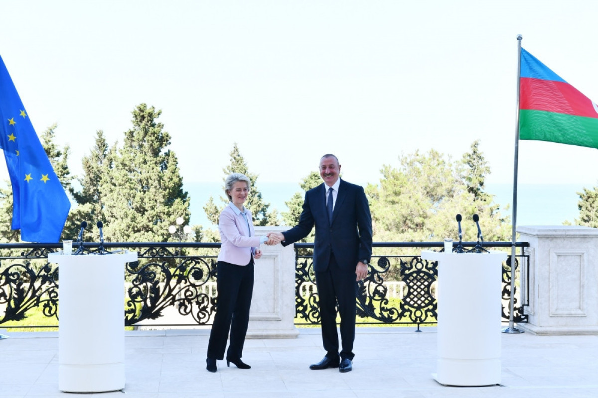 Azerbaijani President positively evaluated results of visit of Ursula von der Leyen to Azerbaijan