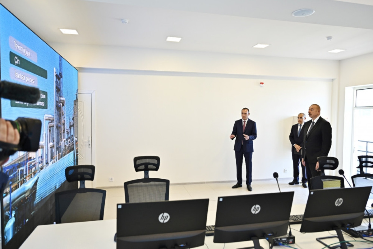 Azerbaijani President attends inauguration of new manufacturing enterprises in Sumgayit Chemical Industrial Park