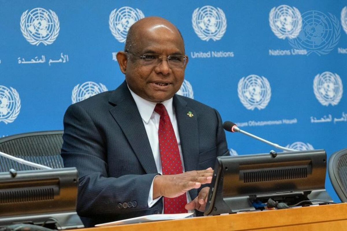 UN General Assembly President Abdullah Shahid