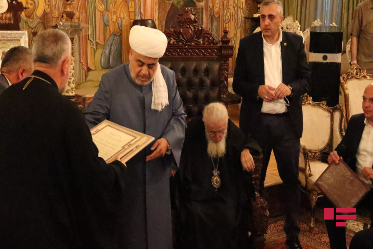 Аллахшукюр Пашазаде пригласил Илию II совершить молебен на освобожденных территориях-ФОТО 