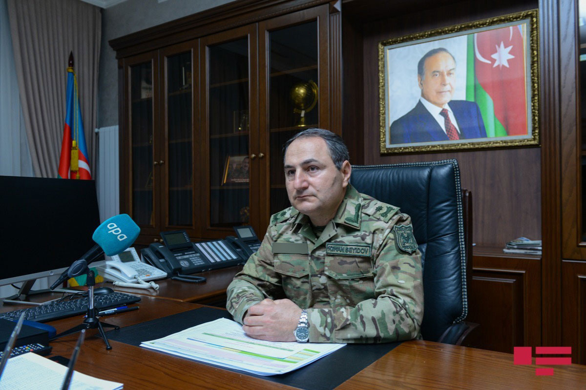 Ordu birliyinin komandiri general-mayor Kənan Seyidov