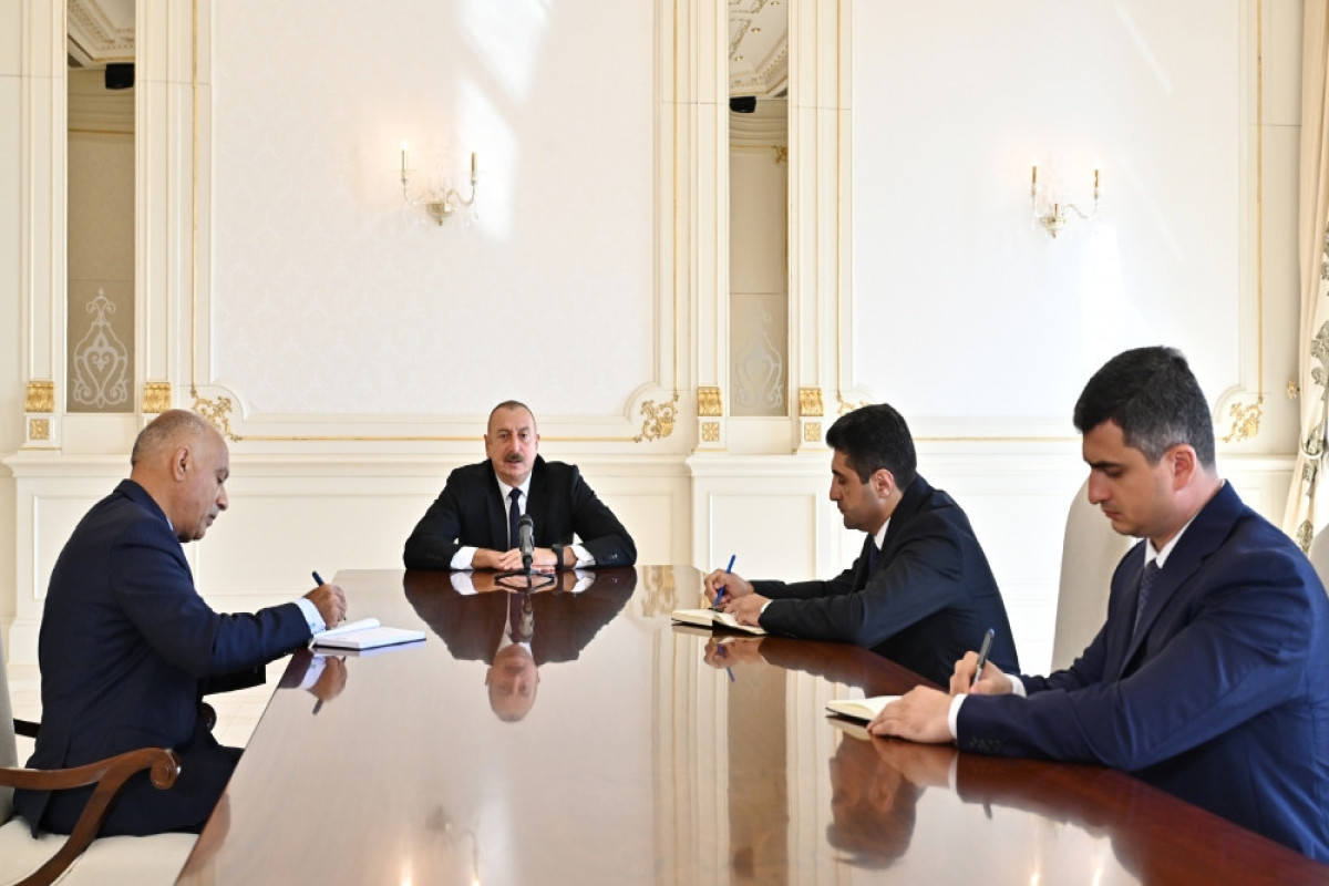 Azerbaijani President receives newly-appointed heads of Masalli, Lerik, Goygol Districts