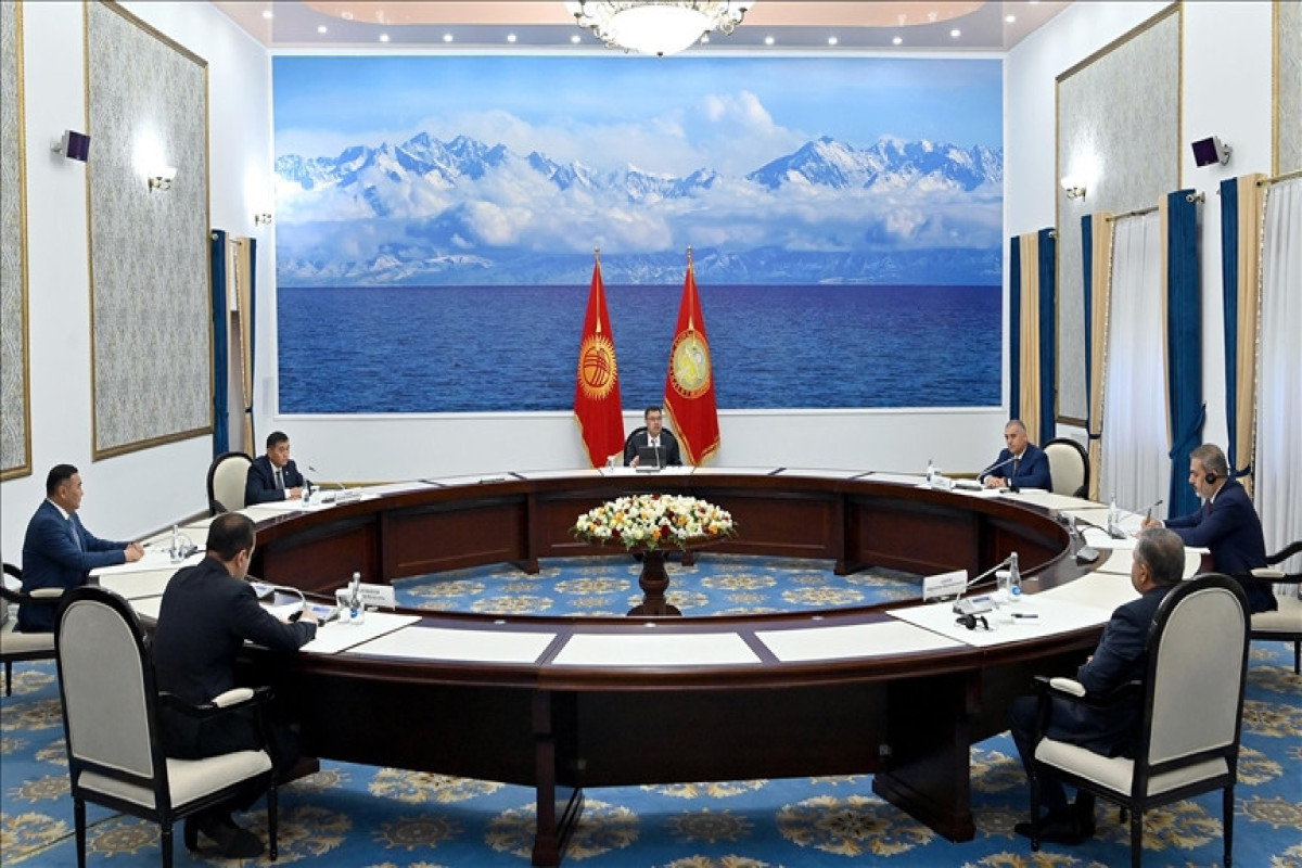 Kyrgyz President Japarov receives heads of special services of Turkic states