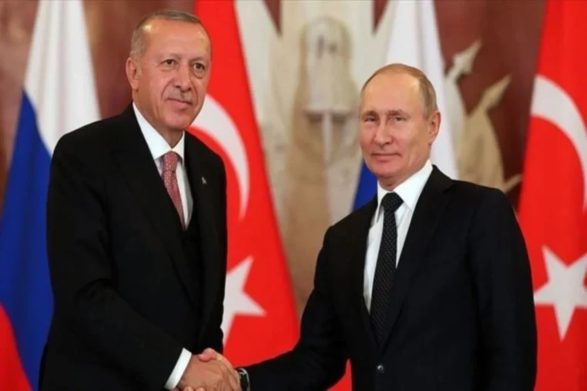 Президент Турции Реджеп Тайип эрдоган и президент России Владимир Путин