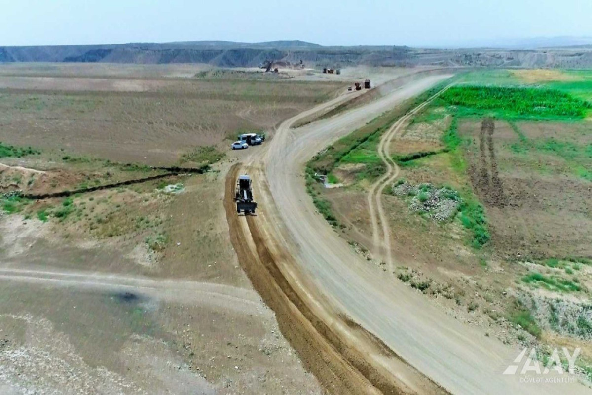 Строительство дороги Талыш-Тапгарагоюнлу-Гашалты продолжается быстрыми темпами-ФОТО 