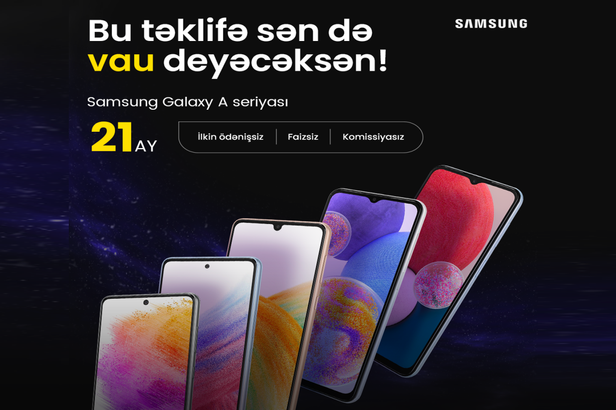 Samsung Telefonu Al 21 Aya Ödə - VAU! 