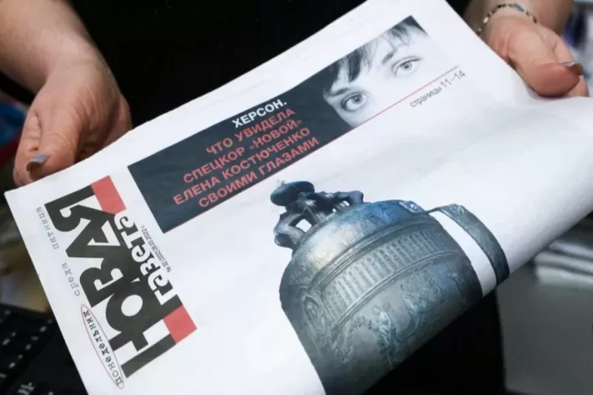 “Novaya qazeta”nın qeydiyyatının ləğvi üçün məhkəməyə müraciət olunub