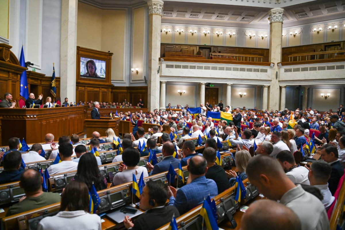 Litva Prezidenti Ukrayna Ali Radasında çıxış edib - YENİLƏNİB 