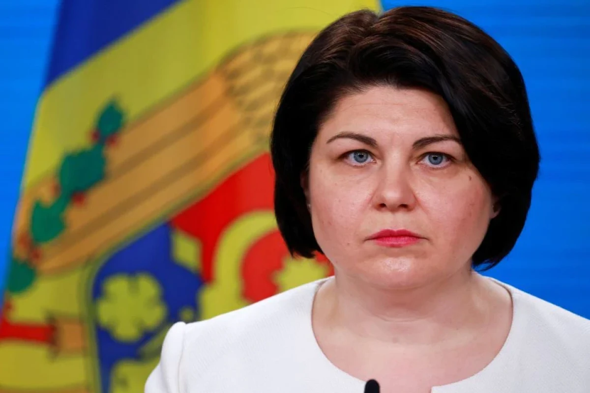 Moldovan Prime Minister Natalia Gavrilita