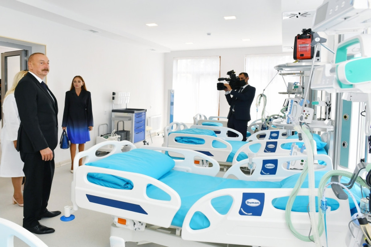 Azerbaijani President and First Vice-President viewed condition created in Maternity hospital No 2 in Baku