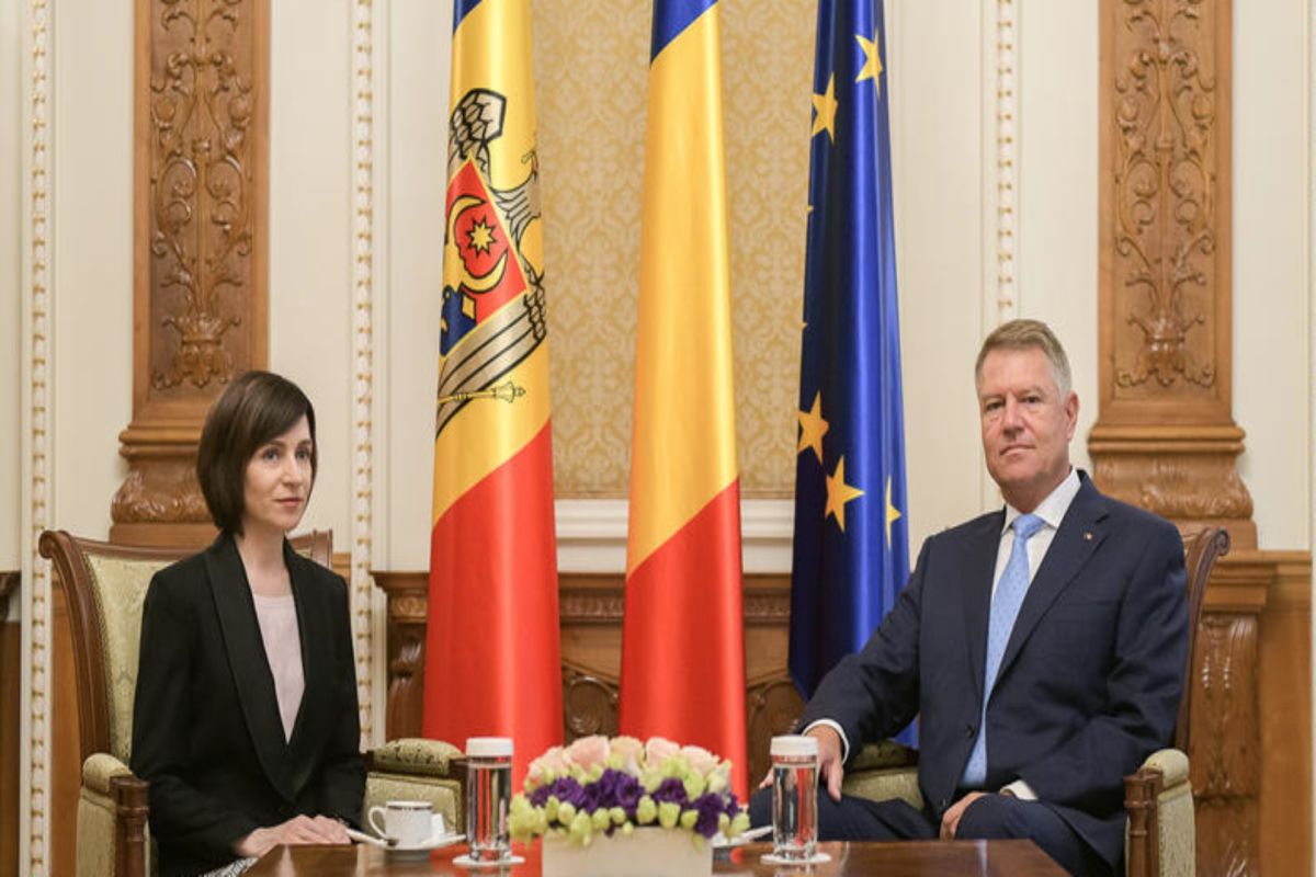Moldova prezidenti Maya Sandu, Rumıniya prezidenti Klaus İohannis