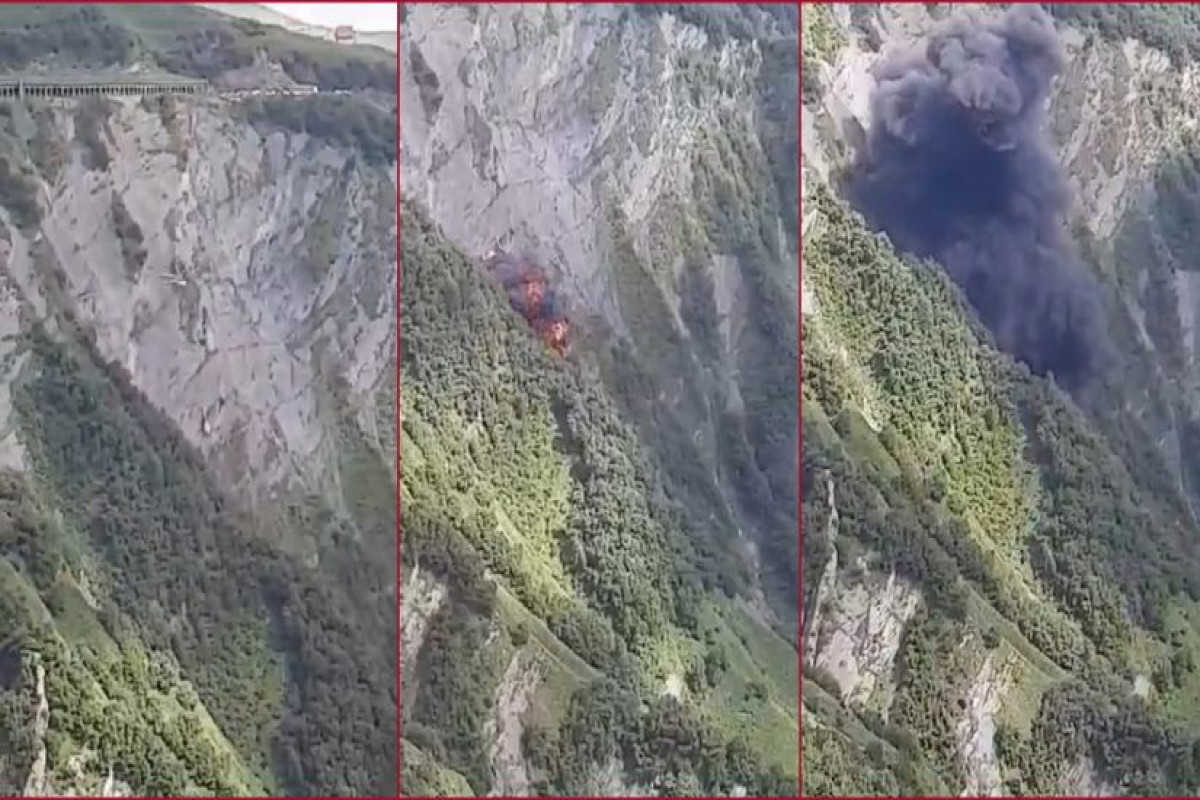 Gürcüstanda qəzaya uğrayan helikopterdəki 8 nəfərin hamısı həlak olub - VİDEO  - YENİLƏNİB-2 