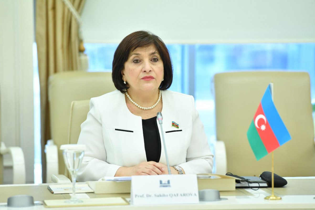 Sahiba Gafarova, Chair of the Milli Majlis,