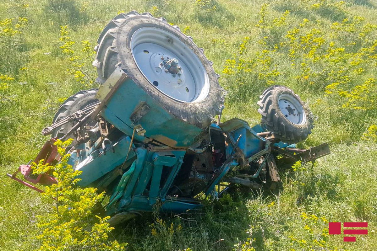 İsmayıllıda traktor aşıb, BDU-nun tələbəsi ölüb - FOTO  - VİDEO 
