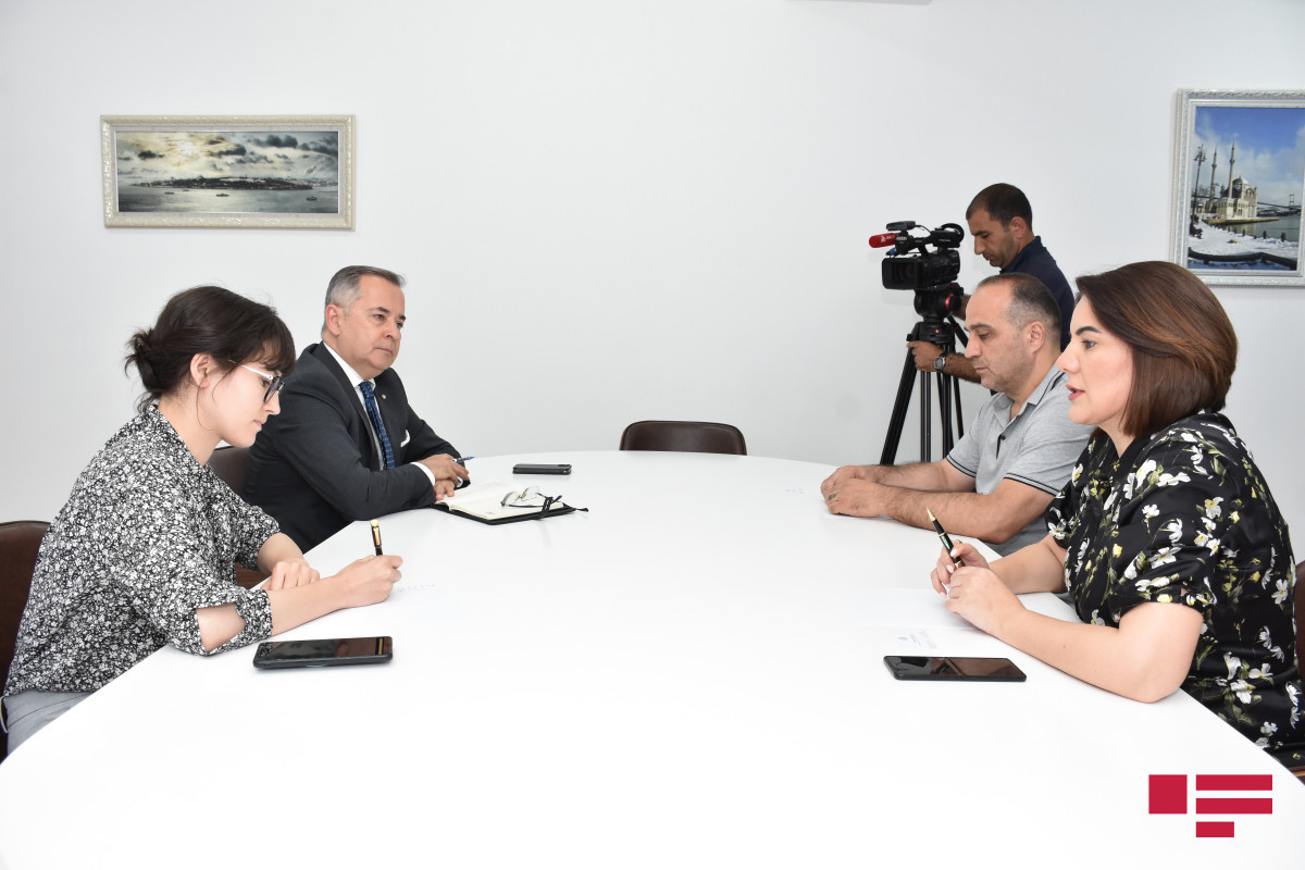 Greek ambassador to Azerbaijan visits APA Media Group