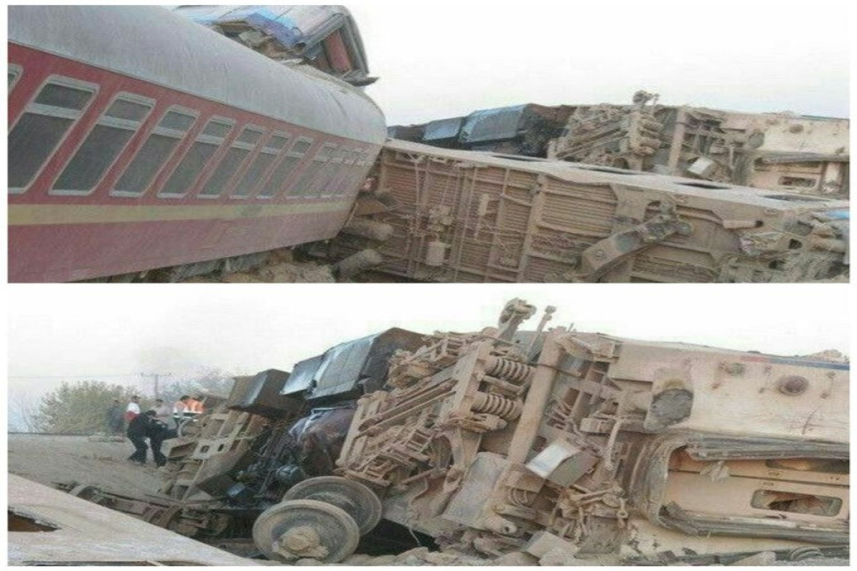 Train crash in Iran kills at least 17-PHOTO 
