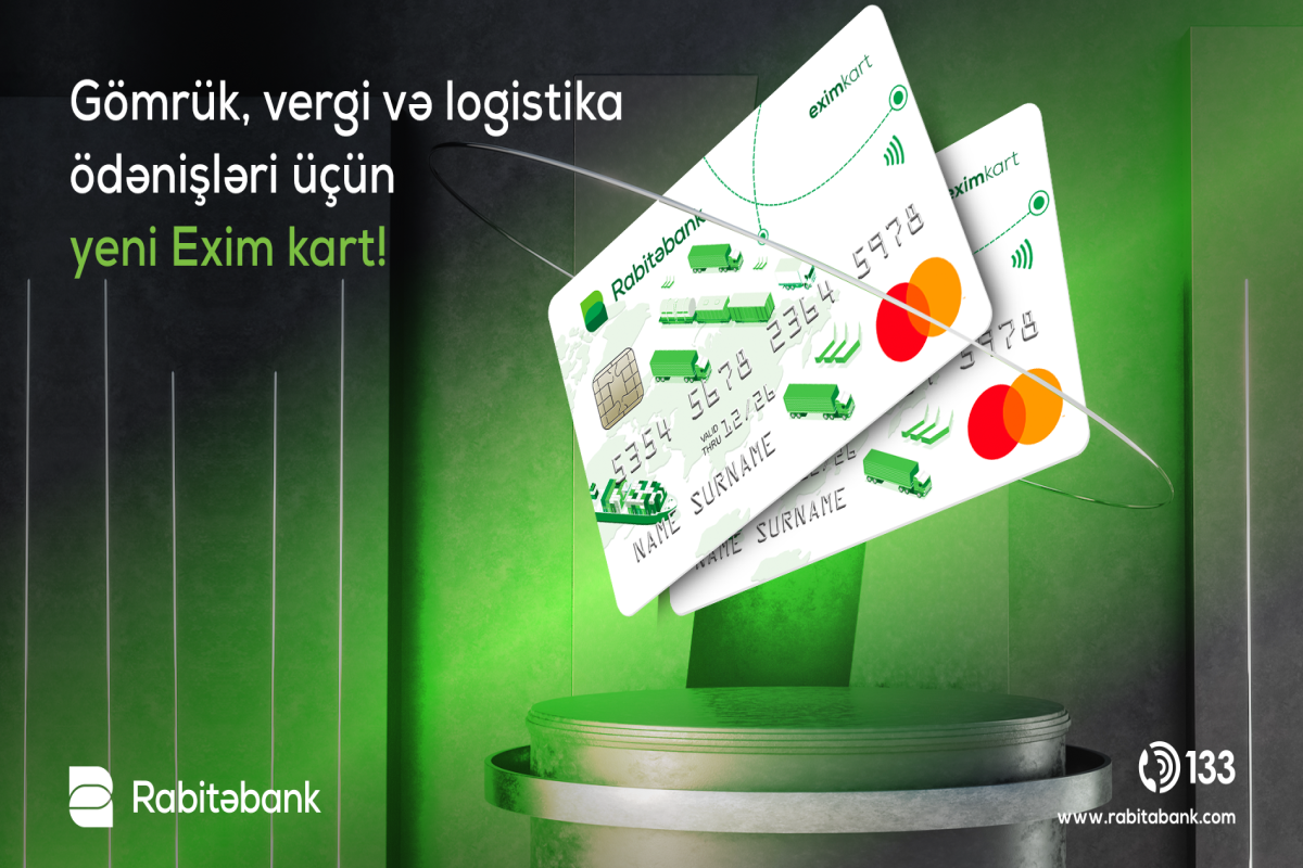 "Rabitəbank" biznes təyinatlı yeni “EXIM kart”ı təqdim edib