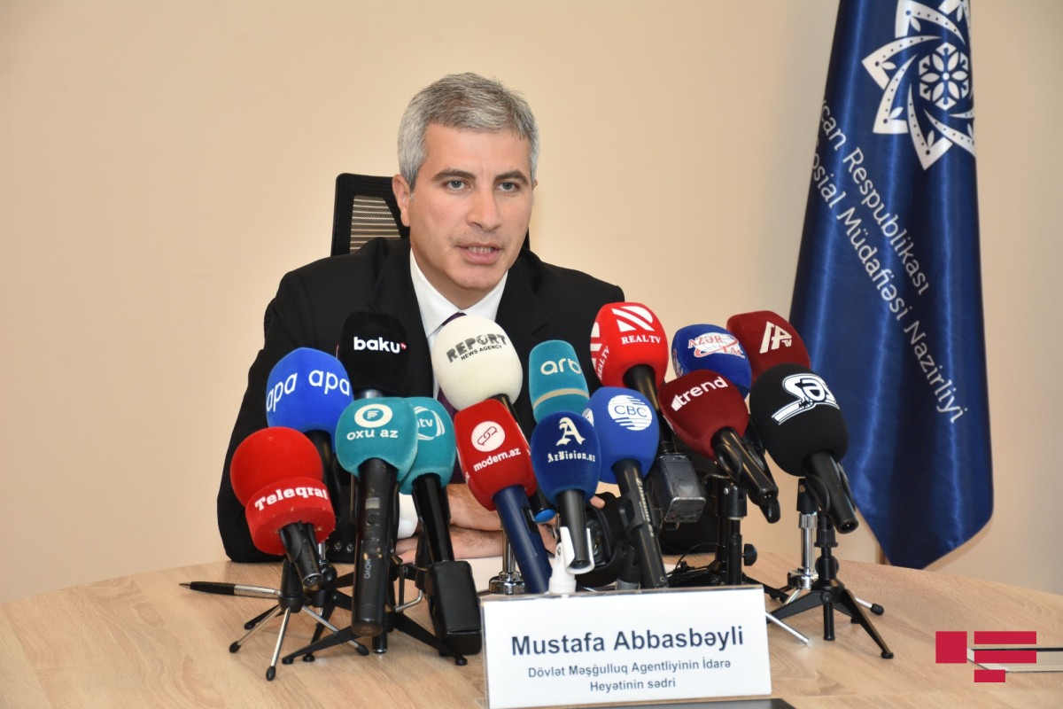 Chair of the State Employment Agency Mustafa Abbasbayli