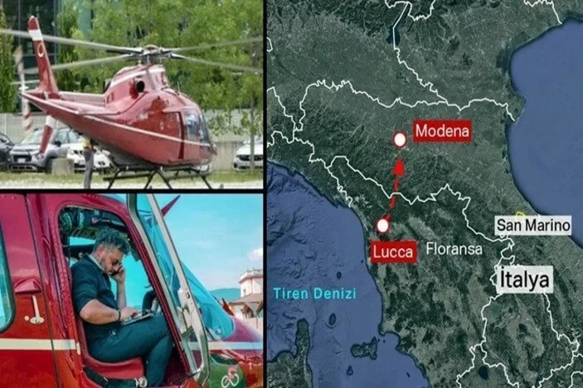 İtaliyada  göyərtəsində Türkiyə vətəndaşları olan helikopter radardan itib
