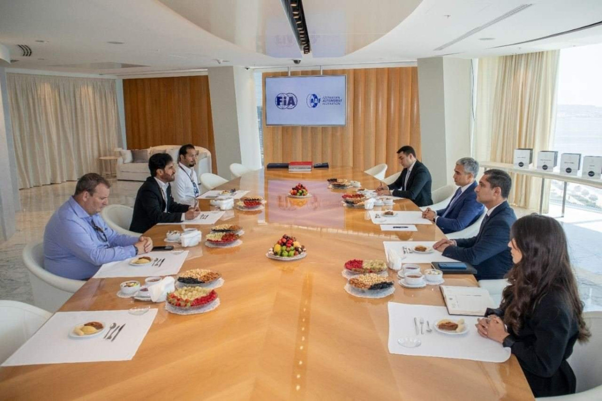 Beynəlxalq Avtomobil Federasiyasının prezidenti Anar Ələkbərovla görüşüb - FOTO 