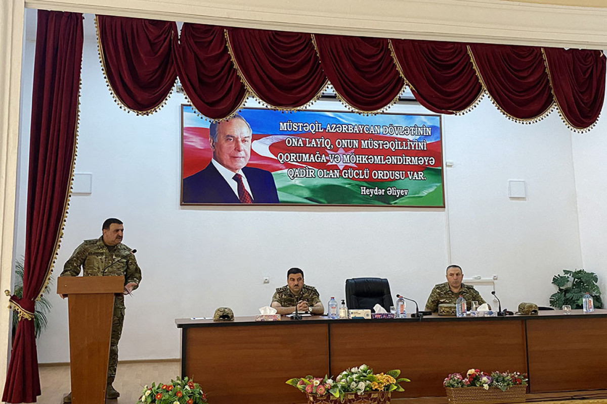 Training-methodological sessions on logistics were held in the Azerbaijan Army