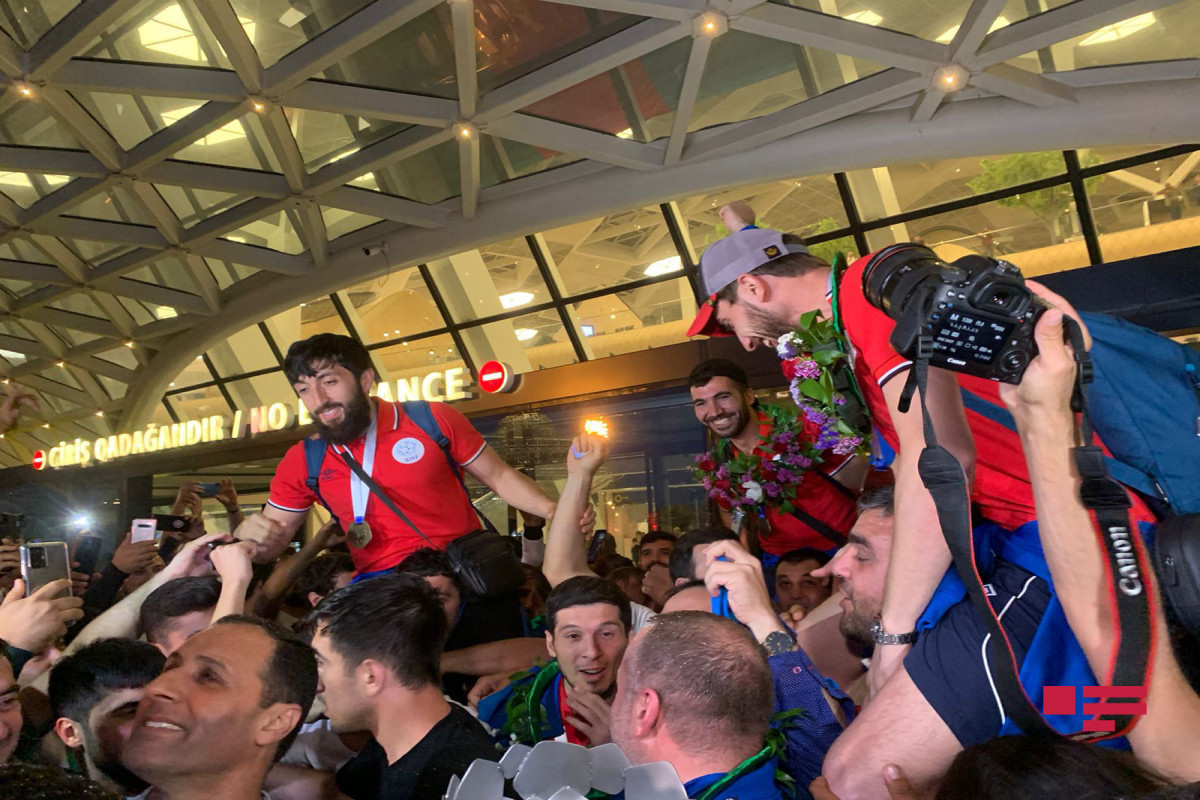 European Champion Azerbaijan national mini-football team returned home-PHOTO  -VIDEO 