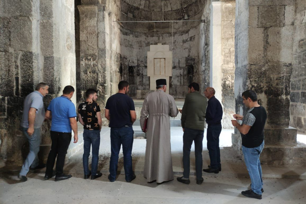 Представители Албано-удинской христианской общины посетили храм «Агоглан» в Лачине