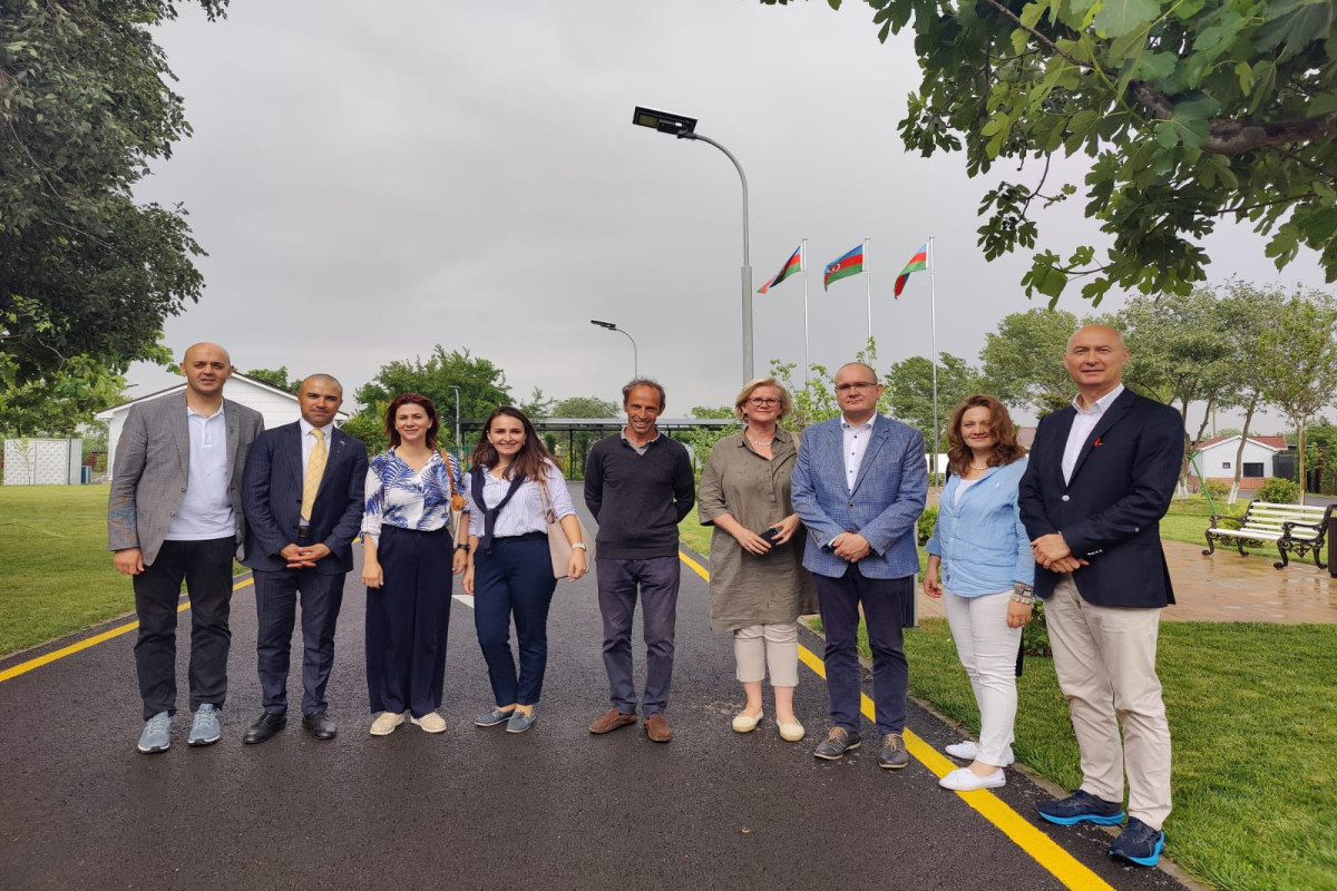 A group of ambassadors under the Council of Europe visits Agdam