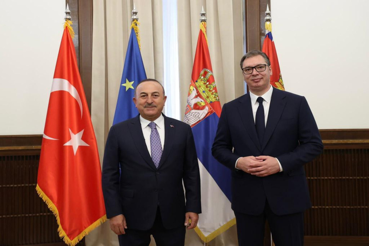 Çavuşoğlu Serbiya Prezidenti ilə Bosniyanı müzakirə edib