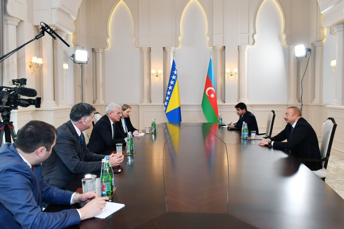 Президент Ильхам Алиев встретился с Шефиком Джаферовичем