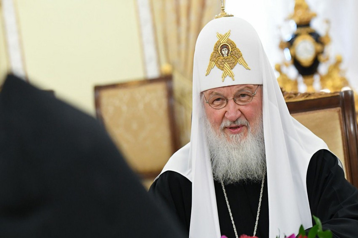 Patriarch Kirill,  the head of the Russian Orthodox Church,