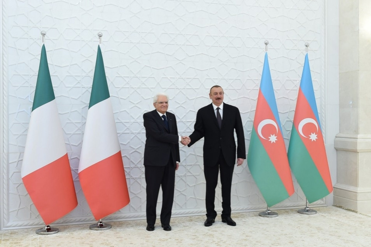 Sergio Mattarella,  Ilham Aliyev
