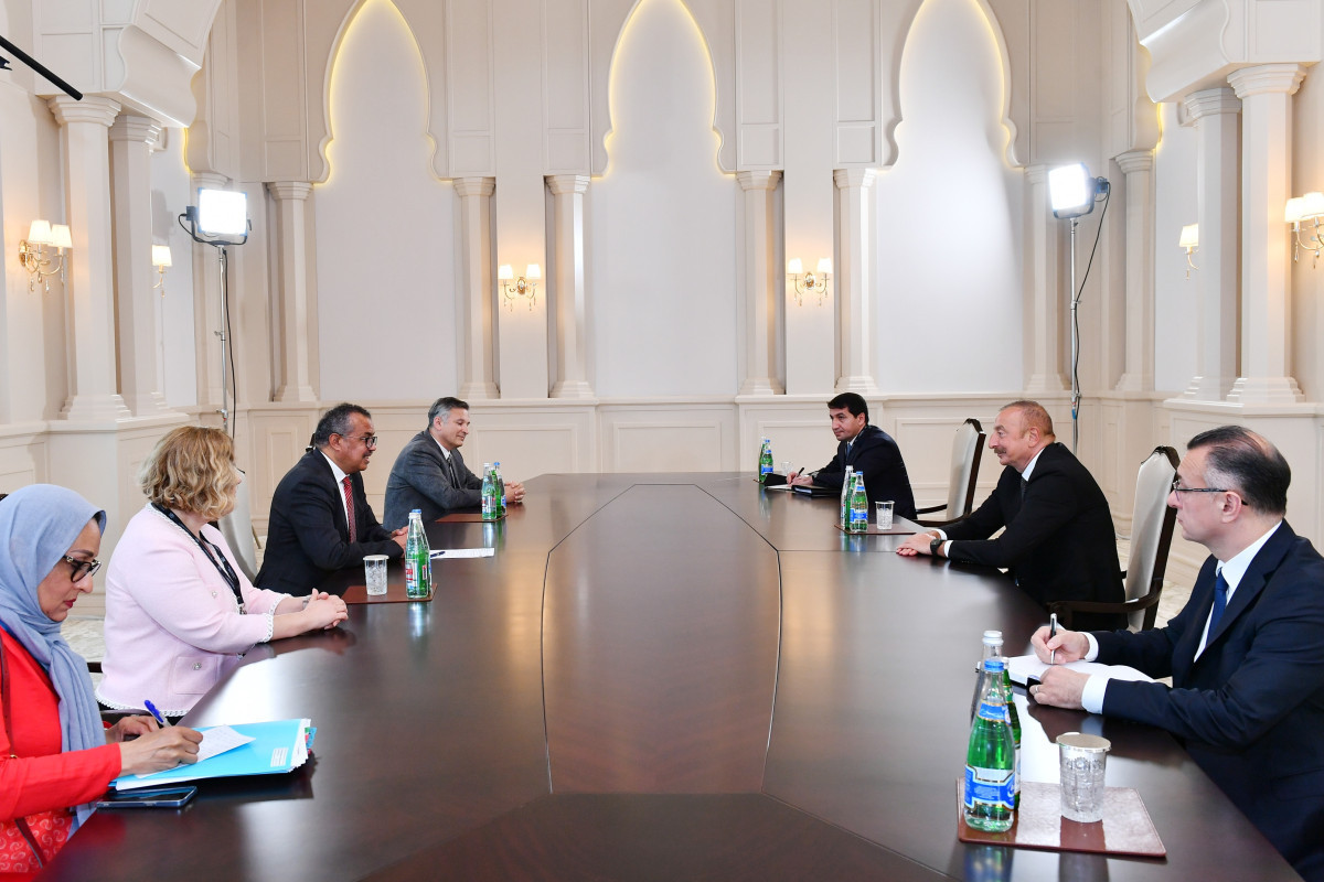 Президент Ильхам Алиев, Тедрос Аданом Гебреисус