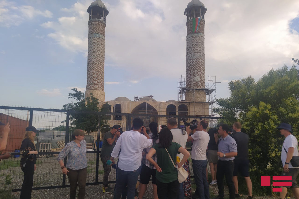 Foreign tourists visited Aghdam-PHOTO 