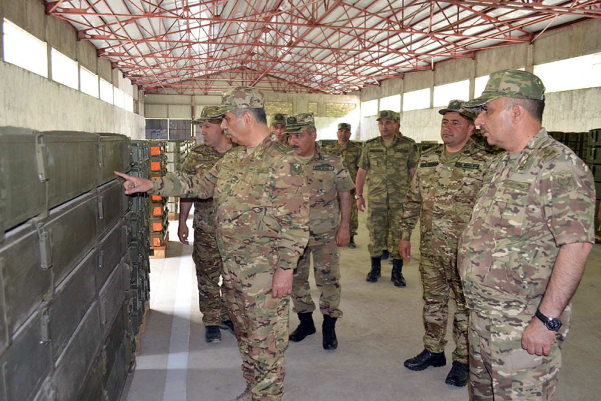 Military facilities being under construction in Kalbajar and Lachin were inspected