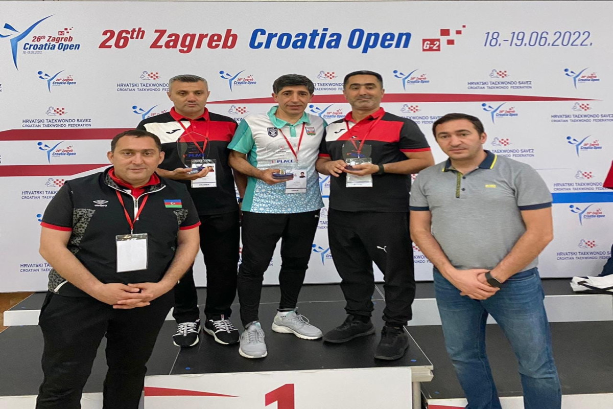 Azerbaijani taekwondo fighters win 21 medals in Zagreb