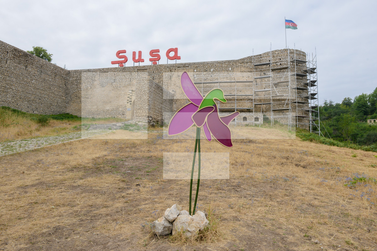 Rossiya 1 TV channel airs reportage on restoration works in Shusha