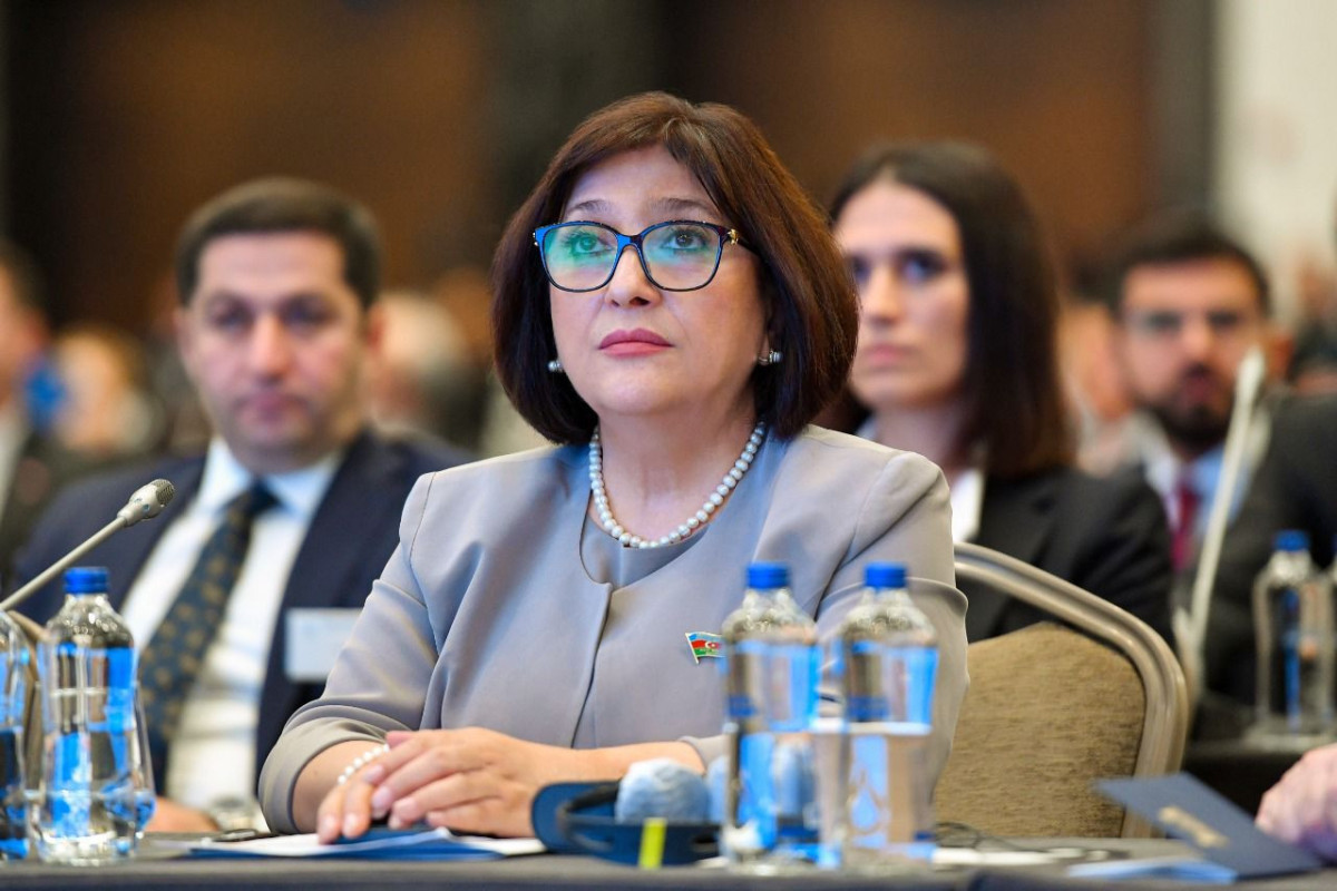 Chair of the Milli Majlis of Azerbaijan Sahiba Gafarova
