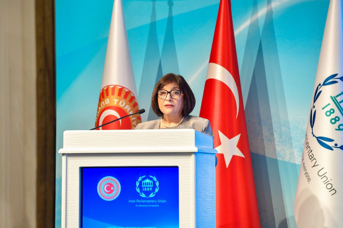 Chair of Azerbaijan's Milli Majlis speaks at Global Parliamentary Conference in Istanbul