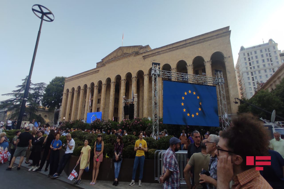 В Грузии проходит масштабная акция в поддержку европейского курса