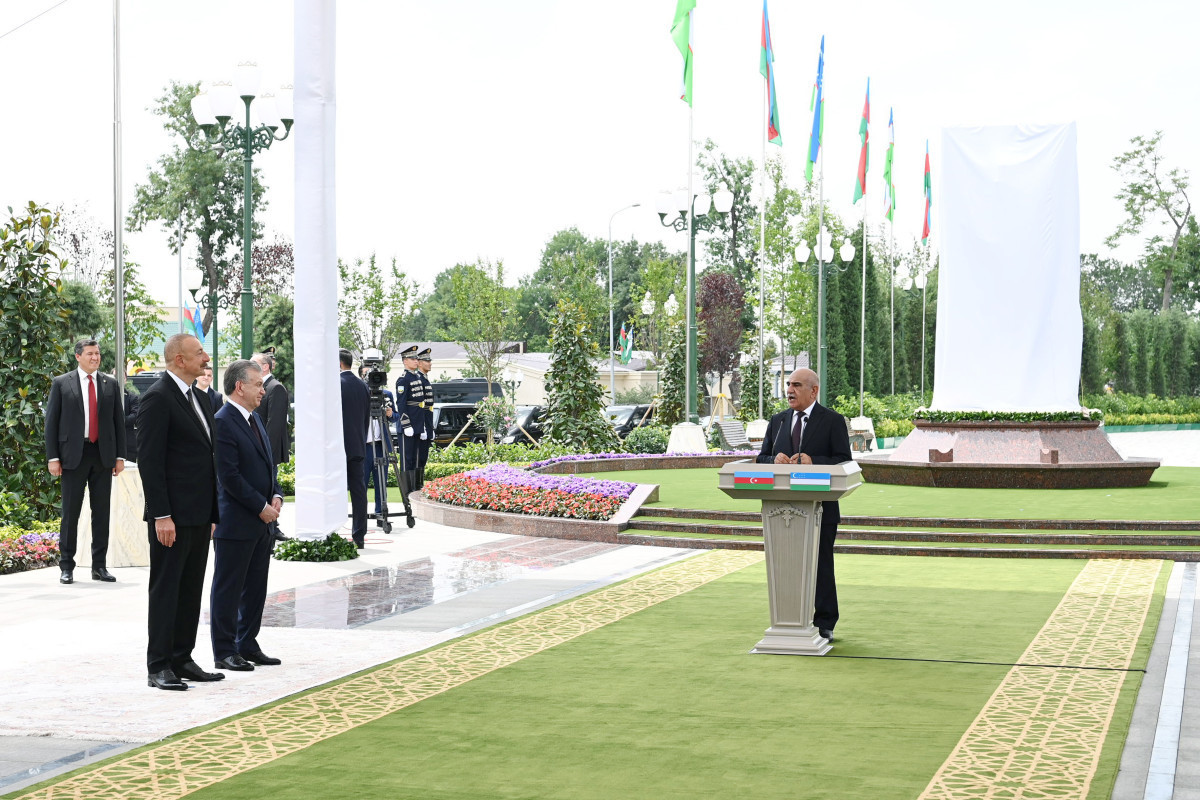 Presidents of Azerbaijan and Uzbekistan attended opening of Heydar Aliyev Square in Tashkent-UPDATED 