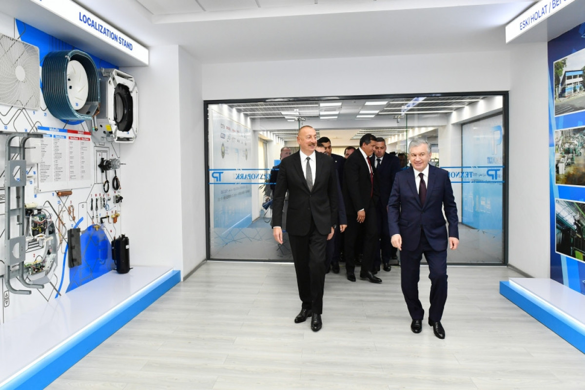 Azerbaijani, Uzbek Presidents viewed activity of TEXNOPARK LLC in Tashkent