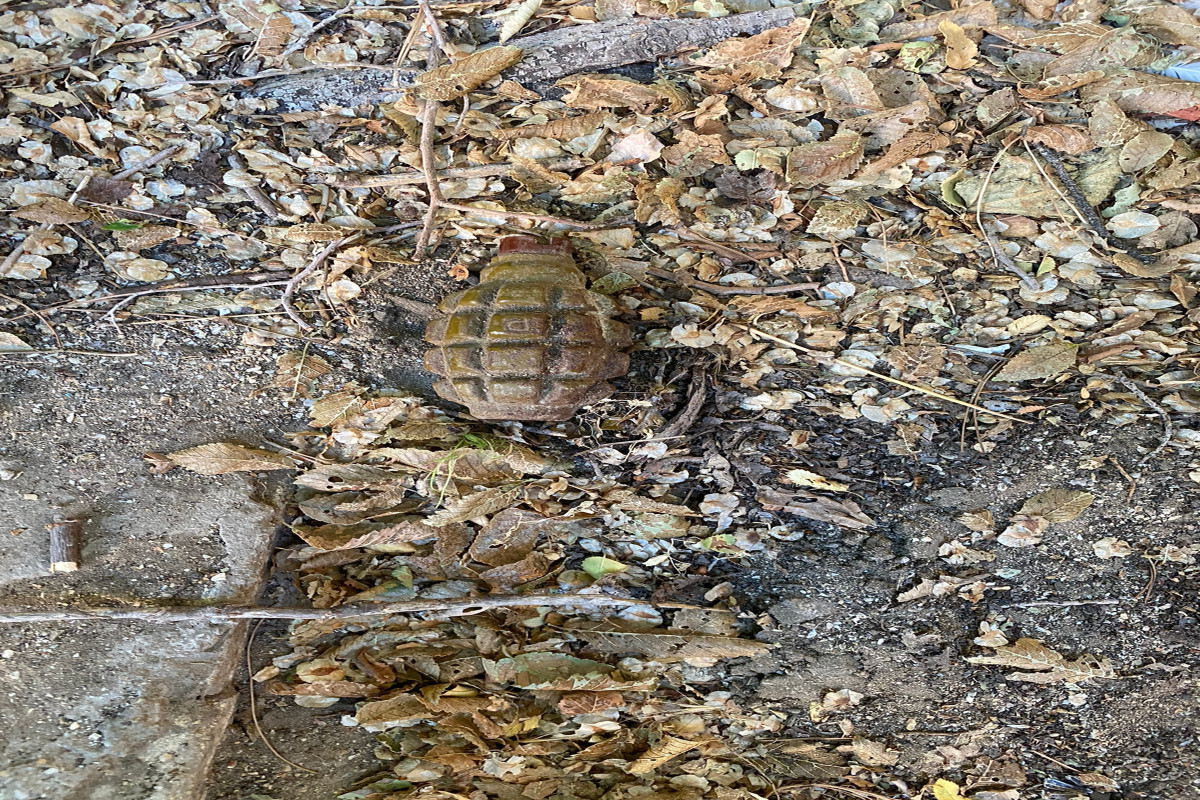 В Сумгайыте обнаружена ручная граната Ф-1