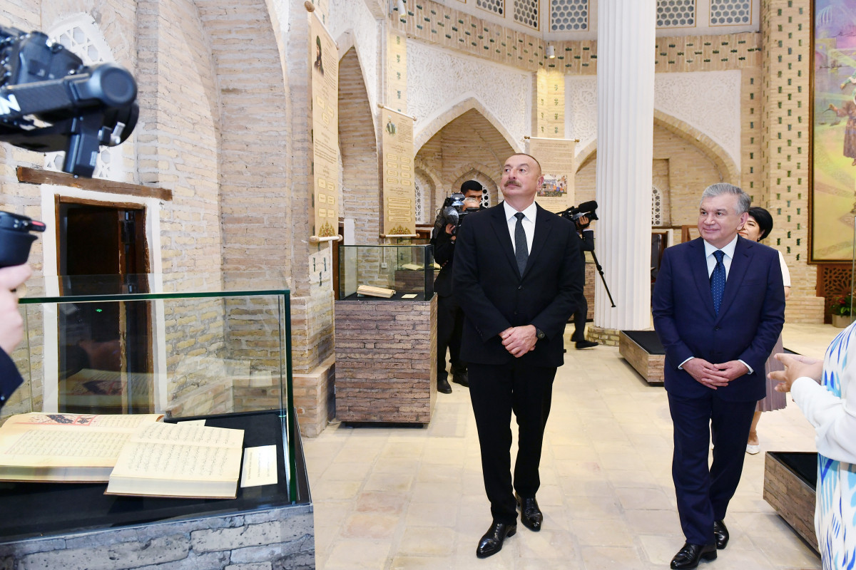 President Ilham Aliyev viewed Ichan-Kala Historical Architectural State Museum