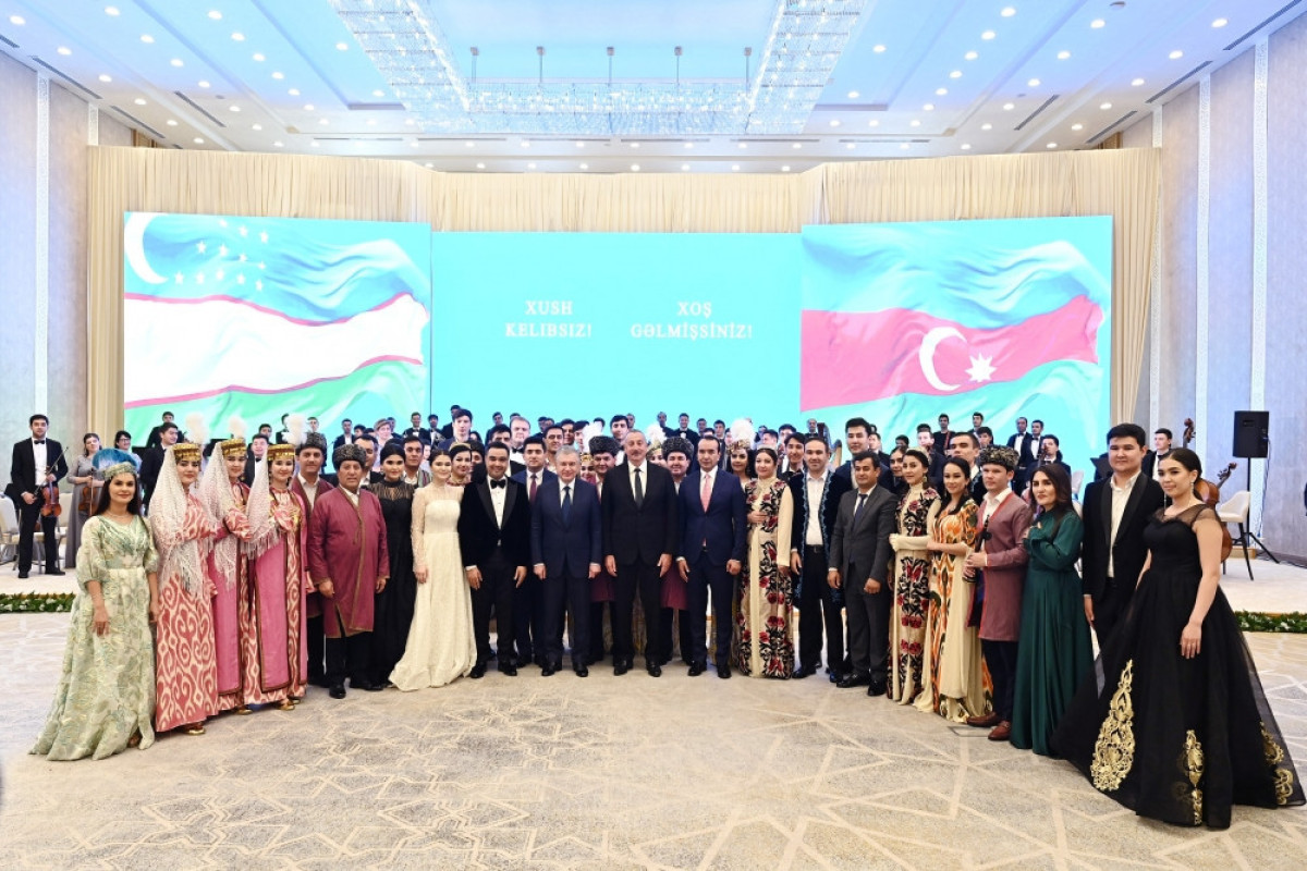 От имени Шавката Мирзиёева был организован прием в честь Президента Ильхама Алиева