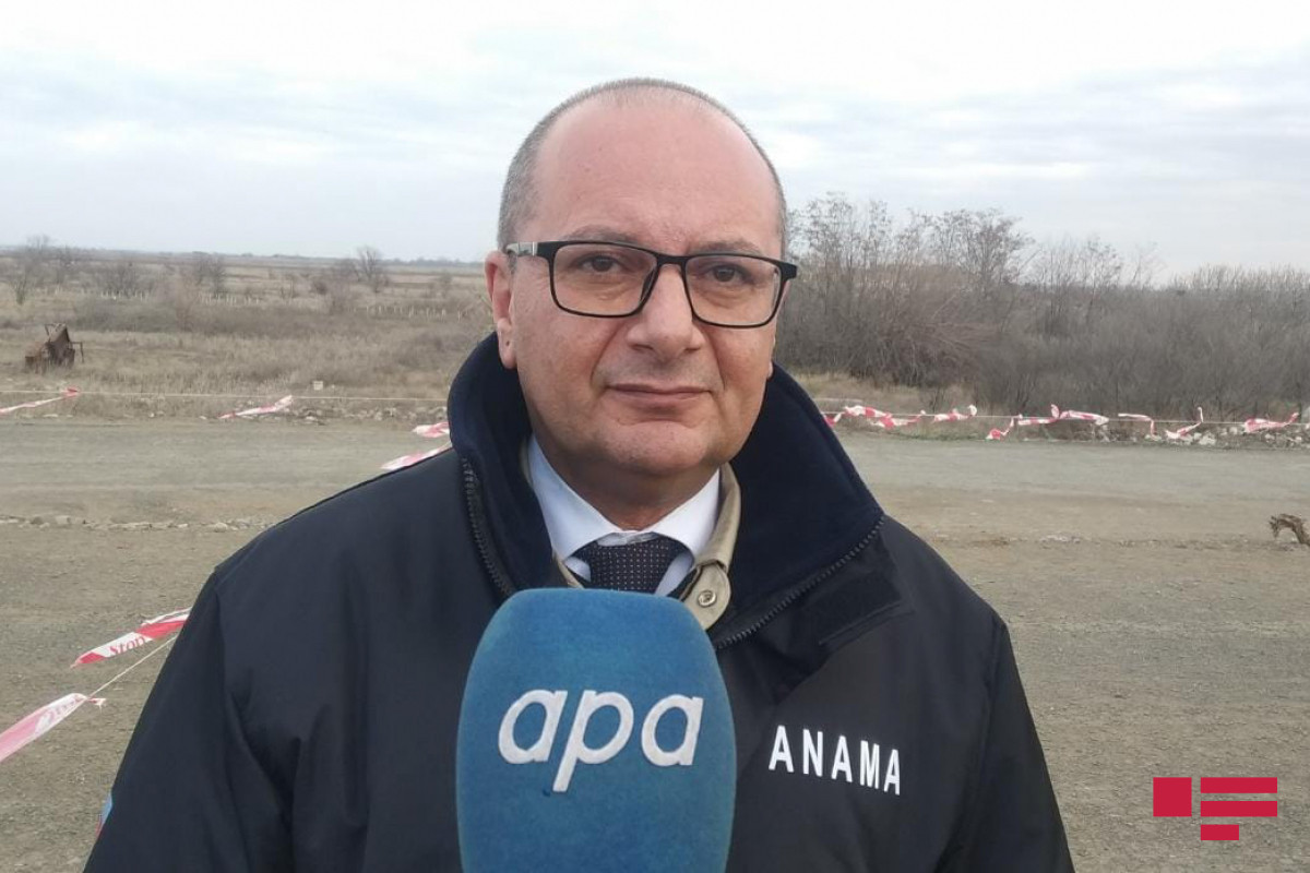 chairman of the Mine Action Agency of the Republic of Azerbaijan (ANAMA) Vugar Suleymanov