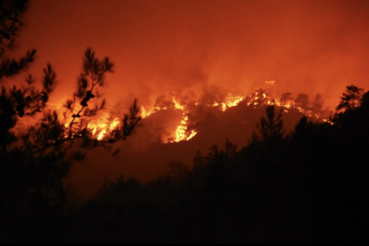 К тушению лесных пожаров  в Турции привлечены 45 вертолетов