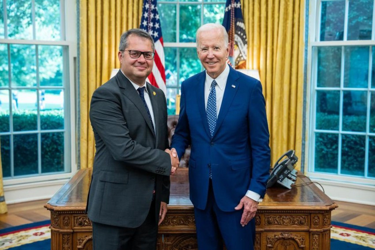 Azerbaijani Ambassador to the United States of America Khazar Ibrahim has met with President Joe Bide